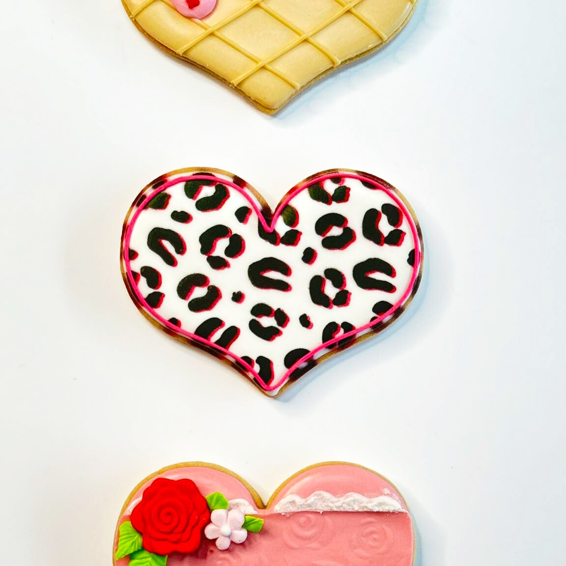 Heartfelt Delights: A Cookie Decorating Trio